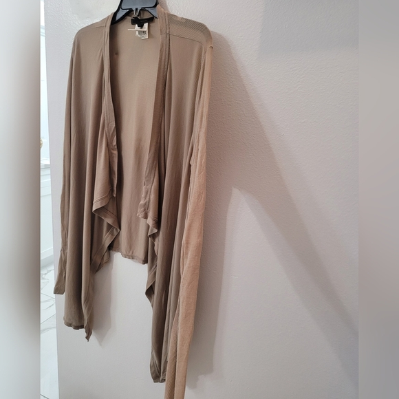 BCBGMAXAZRIA Angela Open Front Wrap Cardigan Size M - Picture 8 of 13